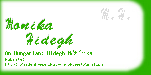 monika hidegh business card